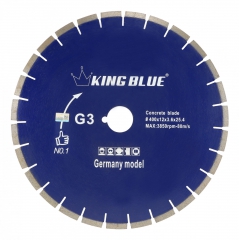 Lưỡi cắt bê tông, nhựa đường King Blue G3-400x25.4x3.6x12R