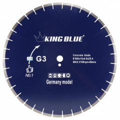 Lưỡi cắt bê tông, nhựa đường King Blue G3-500x25.4x4.0x12R