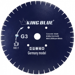 Lưỡi cắt bê tông, nhựa đường King Blue G3-600x50x4.6x12R